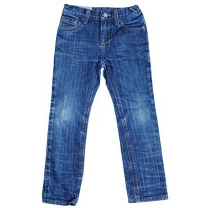 Polo Ralph Lauren Jeans Kids Size 5 Blue Denim Straight Leg Adjustable Waistband